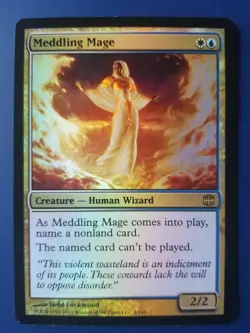 Meddling Mage NM - FOIL Alara Reborn MTG Card - Image 1