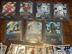 Dragon Ball Z TCG Lot 119 Cards Rare, Foil, Fusion World Rivals Clash, Manga Bo - Image 2