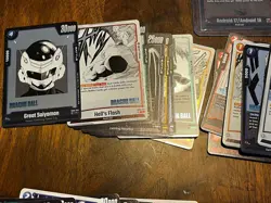 Dragon Ball Z TCG Lot 119 Cards Rare, Foil, Fusion World Rivals Clash, Manga Bo - Image 3