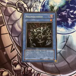 (EF) Yugioh Relinquished MC1-EN003 Secret Rare Limited Edition Holo Card VLP - Image 1