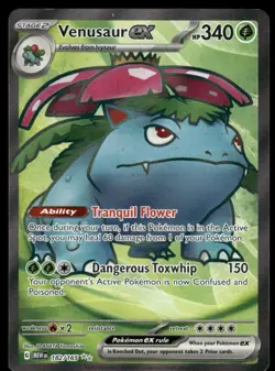 Pokemon Cards Venusaur ex 182/165 151 Ultra Rare NM *1 - Image 1