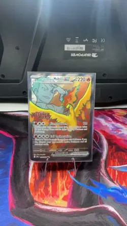 Team Rocket's Moltres ex - (Destined Rivals Stamp) 208/182 Miscellaneous Cards & - Image 1
