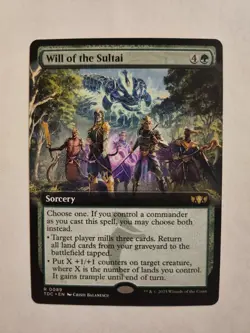 Will of the Sultai (Extended Art) - 0089 - Regular - MTG: TDC - Image 1