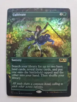 Cultivate (Alternate Art) Core Set 2021 Foil - Image 1