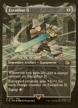 Excalibur II (Borderless) R FINAL FANTASY 352 NM - Image 1