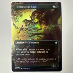 Reclamation Sage (Borderless Foil) Uncommon MTG Foundations - Image 1