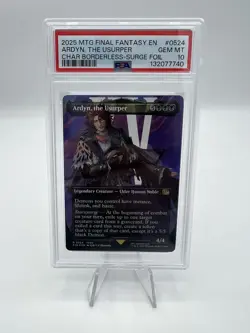 MTG Final Fantasy Ardyn The Usurper Borderless Surge Foil PSA 10 - Image 1