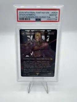 MTG Final Fantasy Zenos Yae Galvus Borderless Surge Foil PSA 10 - Image 1