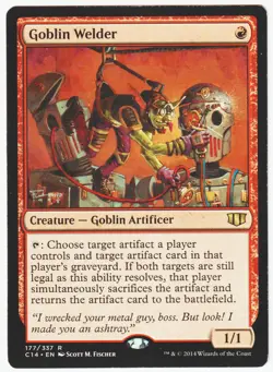 Goblin Welder - Commander 2014 #177 LP Regular MTG Magic the Gathering - Image 1
