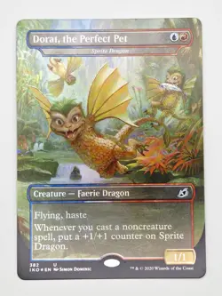 Dorat, the Perfect Pet - #382 (NM) Sprite Dragon Ikoria: Lair of Behemoths FOIL! - Image 1