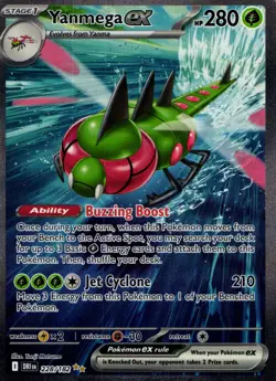 SV10: Destined Rivals Pokemon Yanmega ex Special Illustration Rare 228/182 - Image 1