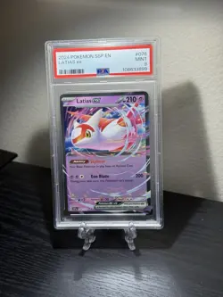 2024 POKEMON SSP EN-SURGING SPARKS #076 LATIAS EX PSA 9 - Image 1