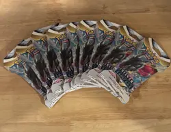 Pokemon TCG Silver Tempest Sleeved Booster Pack Lot x9 Sword & Shield Sealed - Image 1