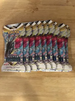 Pokemon TCG Silver Tempest Sleeved Booster Pack Lot x9 Sword & Shield Sealed - Image 3