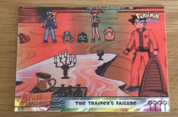 The Trainer's Failure Pokemon Topps Mewtwo Strikes Back #22 - Image 1