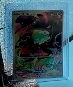 Pokemon TCG Bulbasaur 133/132 Mega Evolution Stamped Promo NM - Image 1
