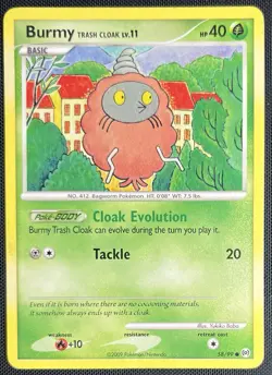 Burmy (Trash Cloak) 58/99 Pokemon English Platinum: Arceus 2009 - Image 1