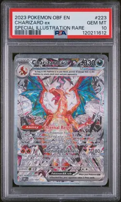 Charizard EX PSA 10 - 223/197 - Special Illustration Rare - Pokemon TCG - Image 1