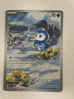 Piplup 098/094 Me02: Phantasmal Flames Holo Pokemon TCG NM/MINT - Image 1