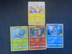 McDonald's Pokemon LOT/ Pikachu, Charmander, Squirtle, Bulbasaur 01 09 17 25/25 - Image 1
