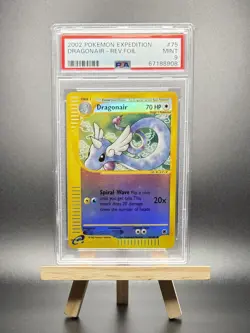 2002 POKEMON DRAGONAIR REVERSE REV HOLO FOIL #75 E-SERIES EXPEDITION PSA 9 WOTC - Image 1