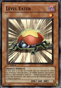 Level Eater - 1st Edition SOVR-EN005 - LP - YuGiOh - Image 1