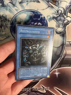 (66) Yu-Gi-Oh! TCG Relinquished #MC1-EN003 Limited Edition Secret Rare MP - Image 3