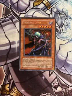 (A3) Yu-Gi-Oh Vampire Lord DCR-000 Dark Crisis 1st Edition LP - Image 1