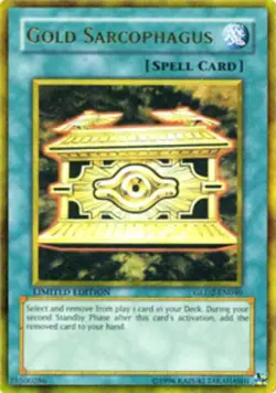 Yugioh! MP Gold Sarcophagus - GLD2-EN040 - Gold Rare - Limited Edition Moderatel - Image 1
