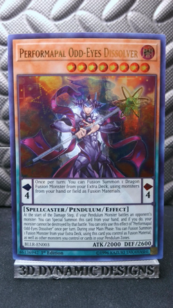 | Yugioh Performapal Odd-Eyes Dissolver BLLR-EN003 1st Ultra Battles Of NM 🔥 | - Image 1