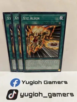 YUGIOH XYZ ALIGN X3 PHHY-EN084 1st EDITION COMMON LIGHT PLAYED - Image 1