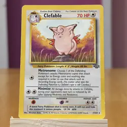 Clefable 17/64 Rare Jungle Pokemon Card - Image 1