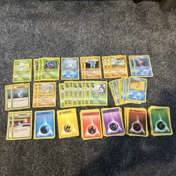 Base Set Pokemon Cards Bundle over x140 Played - Near Mint Condition 1999 WOTC - Image 1
