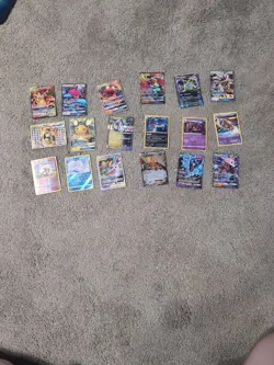 Lot of 18 Pokemon Cards. Some Holo Some Not Holo. No Duplicates - Image 1