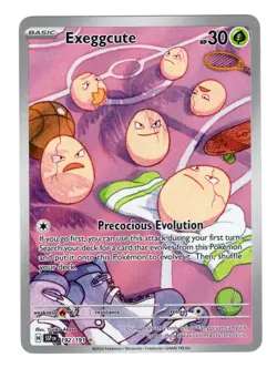 Exeggcute 192/191 Sv08: Surging Sparks Holo Illustration Rare Pokemon Card NM - Image 1