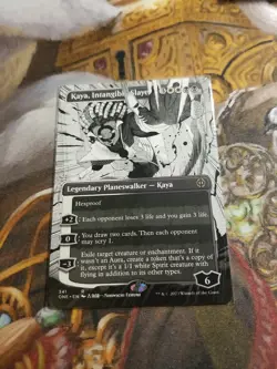 Kaya, Intangible Slayer Showcase MTG Phyrexia - Pack Fresh - - Image 1