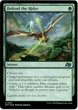 Defend the Rider (Foil) - 0157 - Aetherdrift - MTG - NM/M - Image 1