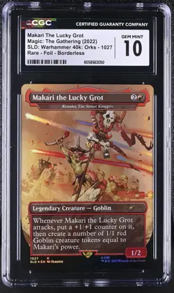 KRENKO, TIN STREET KINGPIN Secret Lair Foil Warhammer Makari CGC 10 MTG - Image 1