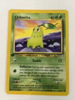 Pokemon Chikorita Neo Genesis 1st Edition 53/111 Common Unlimited Regular - Image 1