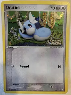 Dratini Team Rocket Returns 52/109 Reverse Holographic Pokemon Card FBG B - Image 1