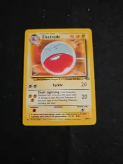 Pokemon TCG Jungle Electrode 18/64 Unlimited Regular Rare LP - Image 1