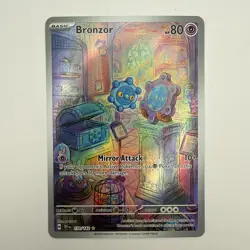 Bronzor 170/162 Temporal Forces Illustration Rare Pokemon TCG NM - Image 1