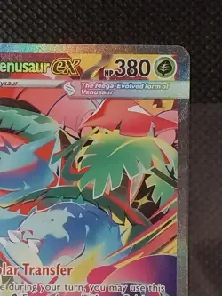 Pokemon TCG ME1 Lot Of 2-Mega Venusaur Ex 177 & 003 (SIR, Double Rare) - Image 4