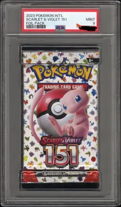 PSA 9 MINT Scarlet & Violet 151 SEALED Booster Pack Pokemon Graded - Image 1