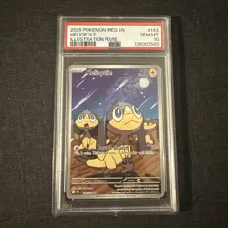 Pokemon PSA 10 Helioptile 143/132 Me01: Mega Evolution PSA 10 - Image 1