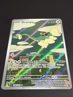 Pokemon Drampa 184/162 SV05: Temporal Forces Illustration Rare Holo NM - Image 2
