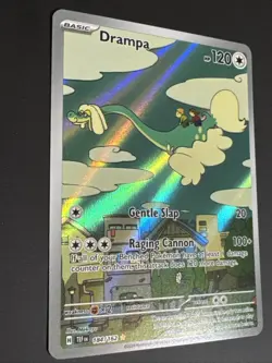 Pokemon Drampa 184/162 SV05: Temporal Forces Illustration Rare Holo NM - Image 4