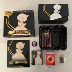 Pokemon Mega Evolution ETB Opened Accessories, Bulk, & Box (NO PACKS OR PROMO) - Image 1
