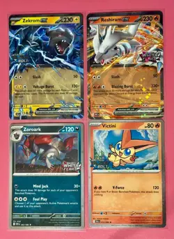 Pokemon TCG Unova Heavy Hitters Premium Collection Stamped Promos set of 4 NM - Image 1