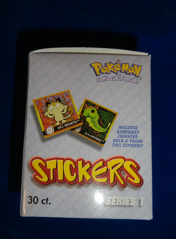1999 Nintendo Artbox Pokemon Stickers Pack Box of 30 Factory Sealed Packs 601139116206 - Image 2